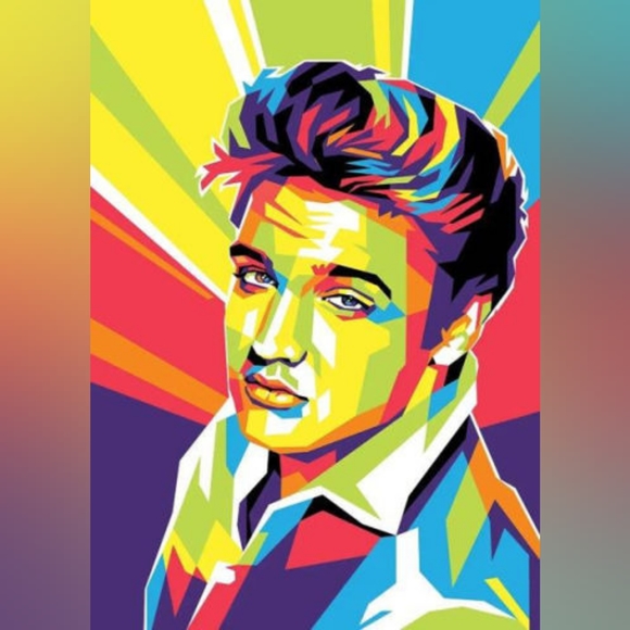 Elvis Presley DIY 5D Full Round Drill Diamond Painting - Picture 2 of 6